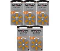 Батарейки №13 для слухового аппарата Rayovac Extra Advanced, 30 шт Батарейки №13 для слухового аппарата Rayovac Extra Advanced, 30 шт
