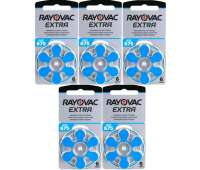Батарейки №675 для слухового аппарата Rayovac Extra Advanced, 30 шт Батарейки №675 для слухового аппарата Rayovac Extra Advanced, 30 шт