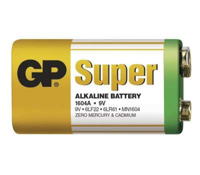 Батарейки GP Super Alkaline 1604A 6LF22 "крона" Батарейки GP Super Alkaline 1604A 6LF22 "крона"