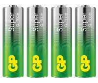 Батарейки GP Super Alkaline АА, пальчиковые 4шт