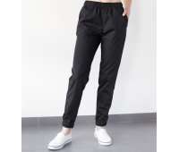 Медицинские женские джоггеры черные ТМ Белый Халат Медицинские женские джоггеры черные ТМ Белый Халат