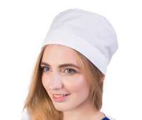 Медицинская шапочка белая ТМ Белый Халат Медицинская шапочка белая ТМ Белый Халат
