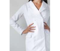 Медицинский халат Моника белый ТМ Белый Халат Медицинский халат Моника белый ТМ Белый Халат