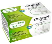 Иглы инсулиновые для шприц-ручек Droplet 4 мм, 10 шт Иглы инсулиновые для шприц-ручек Droplet 4 мм, 10 шт