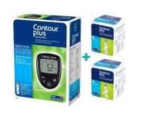 Тест полоски Контур Плюс 100шт. и глюкометр Contour Plus в подарок Тест полоски Контур Плюс 100шт. и глюкометр Contour Plus в подарок