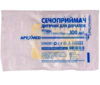 Мочеприемник 100 мл педиатрический для девочек Apexmed