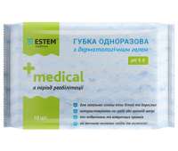 Estem medical губка одноразовая с дерматологическим гелем 10 шт Estem medical губка одноразовая с дерматологическим гелем 10 шт