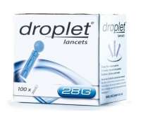 Ланцеты для глюкометра Droplet 100 шт 28G (иглы для глюкометра) Ланцеты для глюкометра Droplet 100 шт 28G (иглы для глюкометра)
