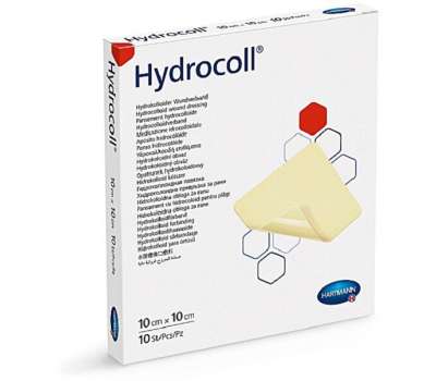 Гидроколлоидная повязка Hartmann Hydrocoll 10 x 10 см Гидроколлоидная повязка Hartmann Hydrocoll 10 x 10 см