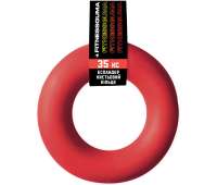 Эспандер кистевой кольцо 35 кг красный FITNESSGUMA Эспандер кистевой кольцо 35 кг красный FITNESSGUMA