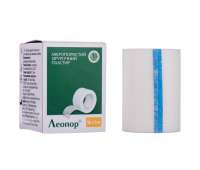 Леопор 5м*5см микропористый хирургический пластырь на бумажной основе