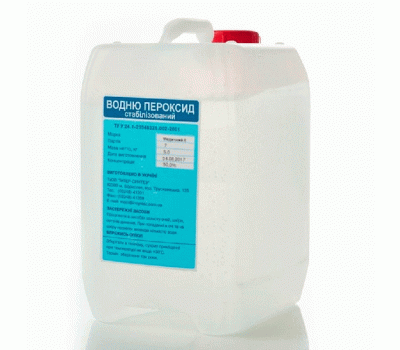 Перекись водорода 35%, канистра 5 кг (пероксид водорода) Перекись водорода 35%, канистра 5 кг (пероксид водорода)