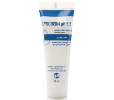Крем для рук на водной основе Лизодерм pH 5.5, 75 мл. Крем для рук на водной основе Лизодерм pH 5.5, 75 мл.