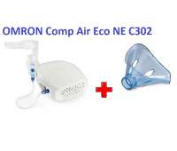 Небулайзер компрессорный Omron Comp Air Eco (NE-C-302) с маской для взрослых Небулайзер компрессорный Omron Comp Air Eco (NE-C-302) с маской для взрослых