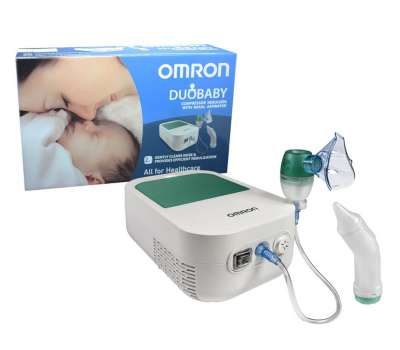 Небулайзер компрессорный Omron Duobaby (NE-C301-E) с назальным аспиратором Небулайзер компрессорный Omron Duobaby (NE-C301-E) с назальным аспиратором