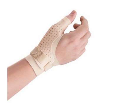 Термопластиковый моделируемый ортез первого пальца кисти FP-74 Orliman Термопластиковый моделируемый ортез первого пальца кисти FP-74 Orliman
