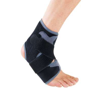 Бандаж на голеностоп разъемный ES-964 Ortop с силиконовыми вставками Бандаж на голеностоп разъемный ES-964 Ortop с силиконовыми вставками