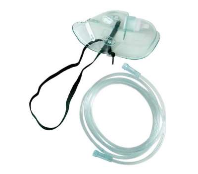 Маска с трубкой для кислородного концентратора (подушки) взрослая Маска с трубкой для кислородного концентратора (подушки) взрослая