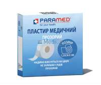 Медицинский пластырь-лента Paramed прозрачный 1,25 см х5 м. Медицинский пластырь-лента Paramed прозрачный 1,25 см х5 м.