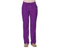 Брюки женские на шнурке темно-синие Профмода