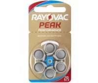 Батарейки для слуховых аппаратов Rayovac Peak 675 (6 шт) Батарейки для слуховых аппаратов Rayovac Peak 675 (6 шт)