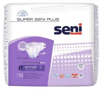 Seni Super Plus Small (1) - 10 шт подгузники для взрослых Seni Super Plus Small (1) - 10 шт подгузники для взрослых