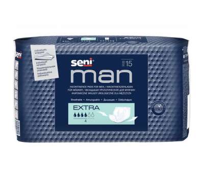 Seni Man Extra 15шт урологические прокладки Seni Man Extra 15шт урологические прокладки