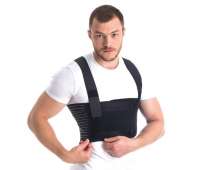Бандаж для фиксации грудной клетки мужской пористый Торос 155-Ч Бандаж для фиксации грудной клетки мужской пористый Торос 155-Ч